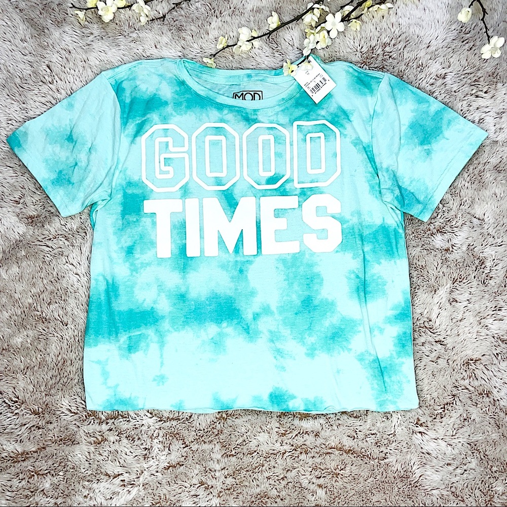 Modern Lux Tie-dye crop top T-shirt